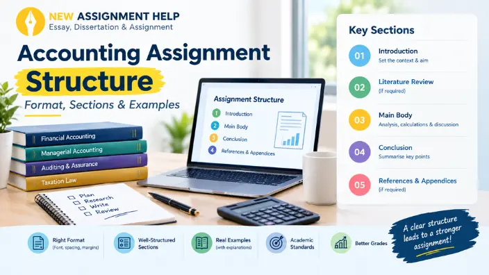 Accounting Assignment Structure Format, Sections & Examples